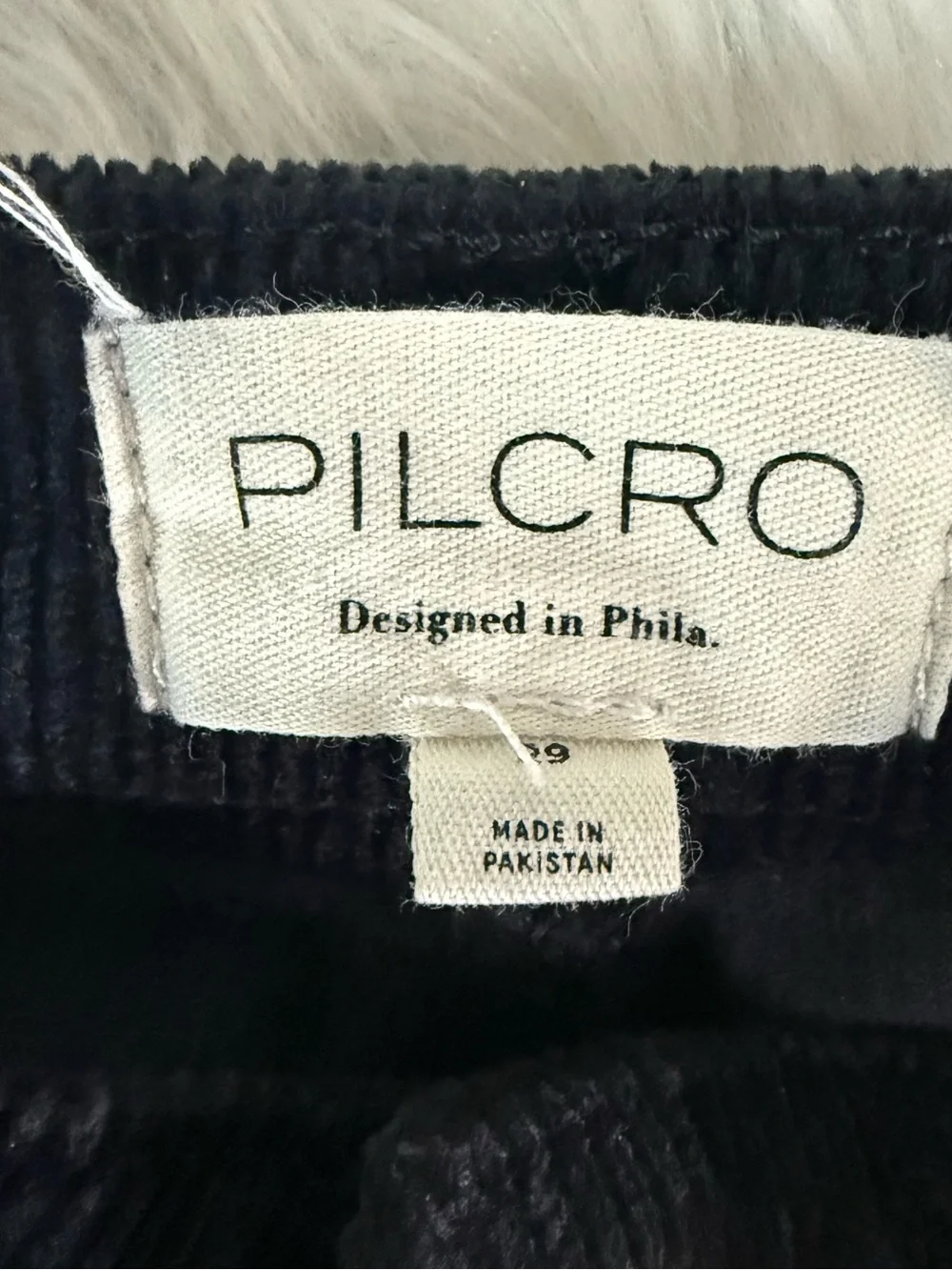 Pilcro Anthropologie Corduroy Flare Pants Black Size 29 High Rise